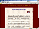 Osteopathic College of Ontario
